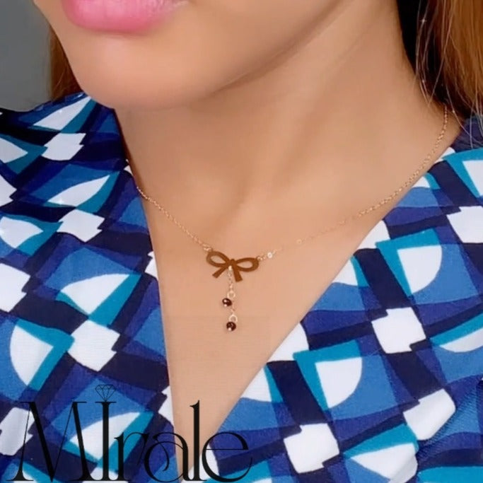 Collier Papillon en Or 18K