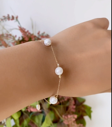 Bracelet Gourmette Tahiti Joher en Or 18k